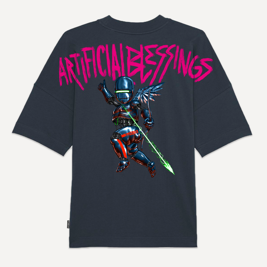 NEW! ARTIFICIAL BLESSING TEE - Charcoal Grey