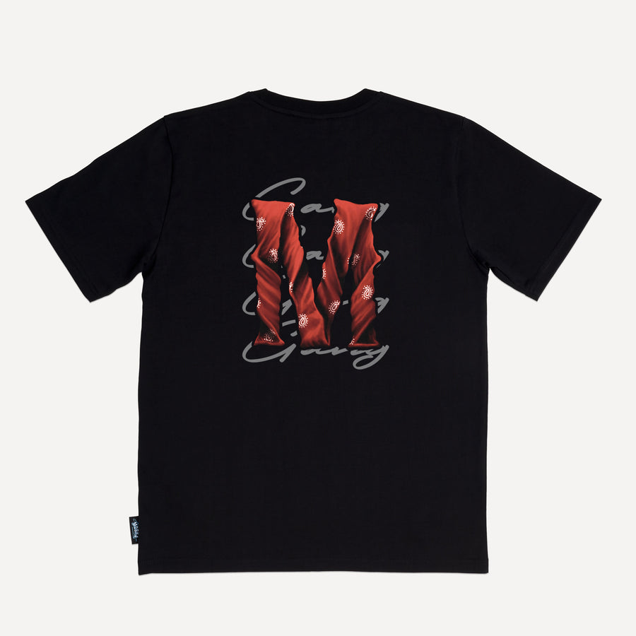 GANGS THICKER THAN WATER TEE > BLK/RED